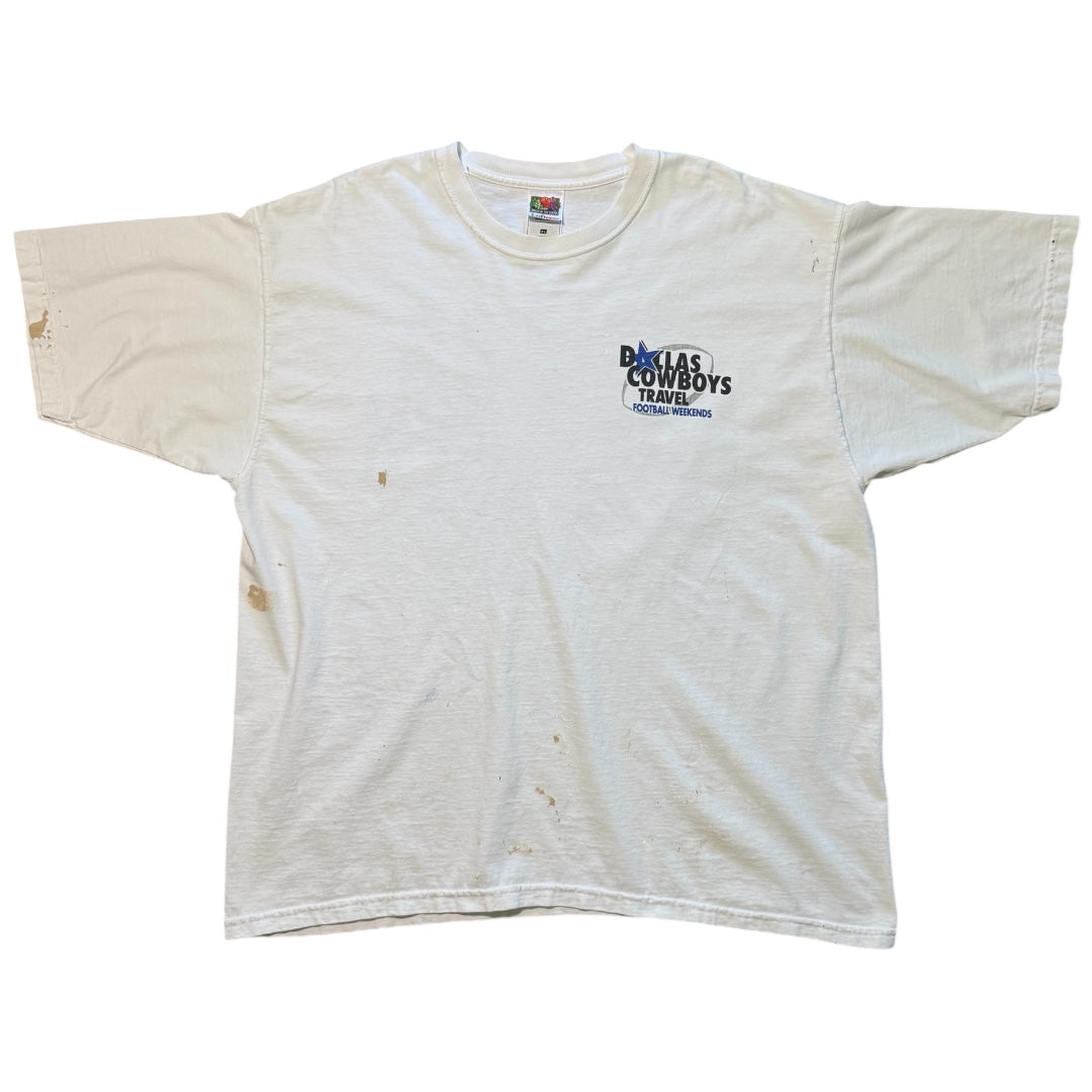 Y2K Paint Splattered Dallas Cowboys NFL Tee