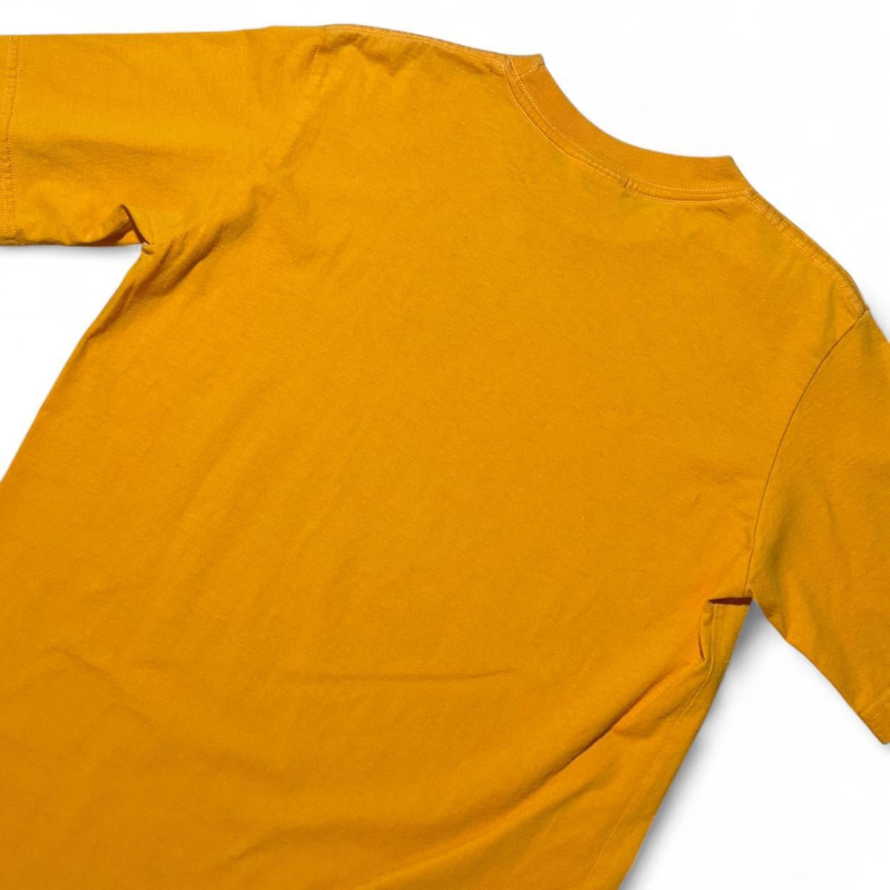 Mustard Yellow y2K Adidas Spellout Tee