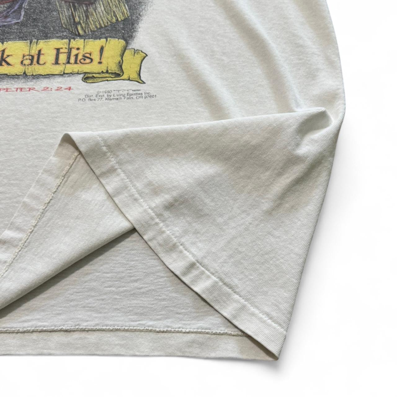 1993 Distressed Living Epistles Before You Turn Your Back On Jesus Tee