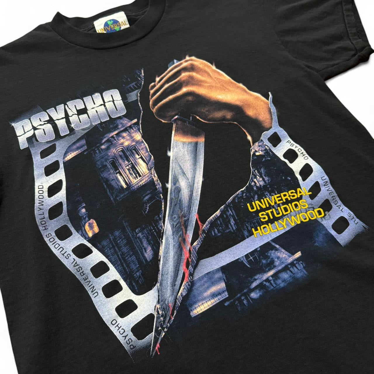 Universal Studios Psycho Horror Movie Double-sided T-shirt