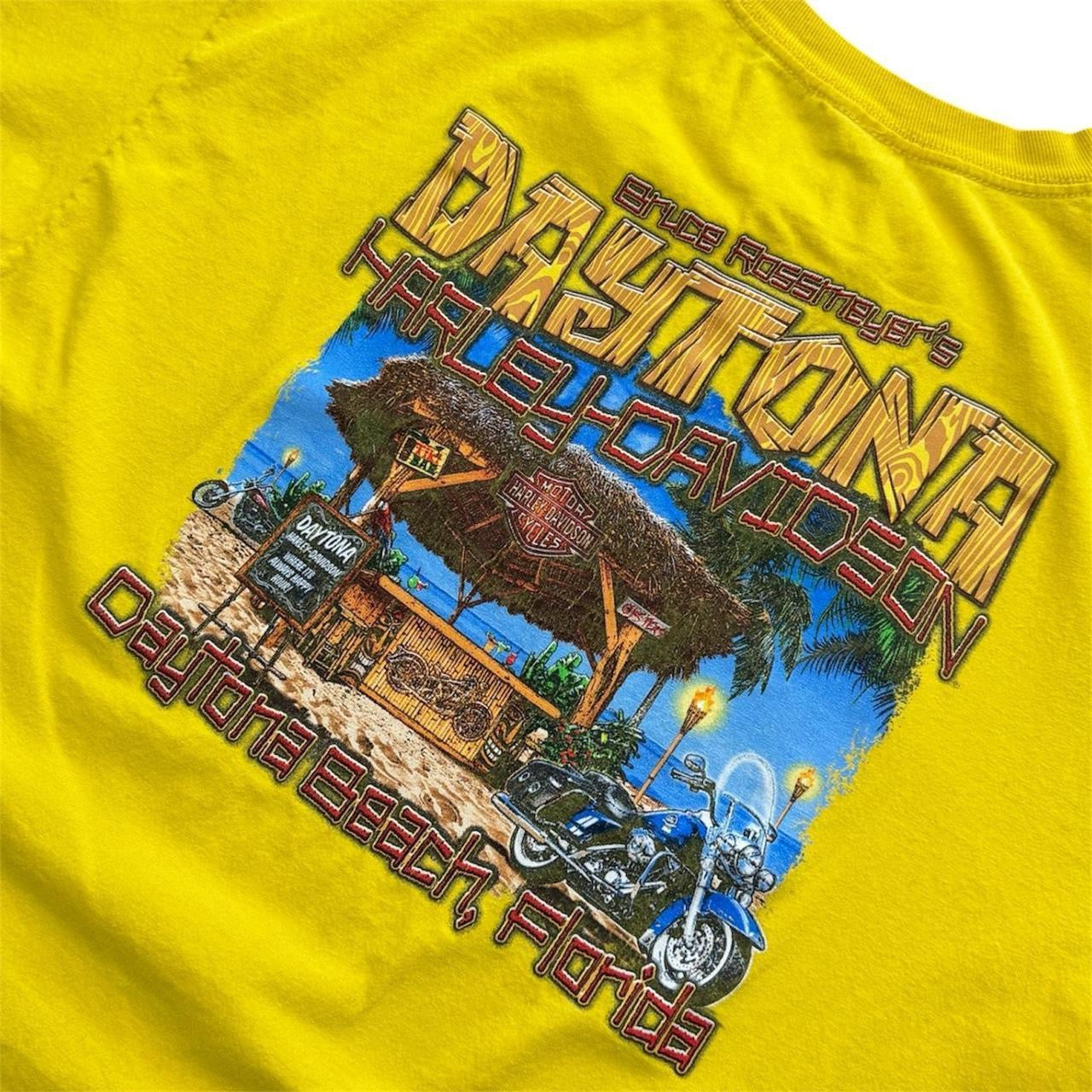 Y2K Harley Davidson Daytona Beach Florida Bruce Rossmeyer Biker T-Shirt