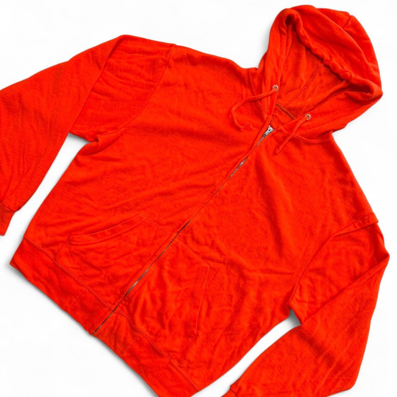 70s Orange Hunters Hooded Zip