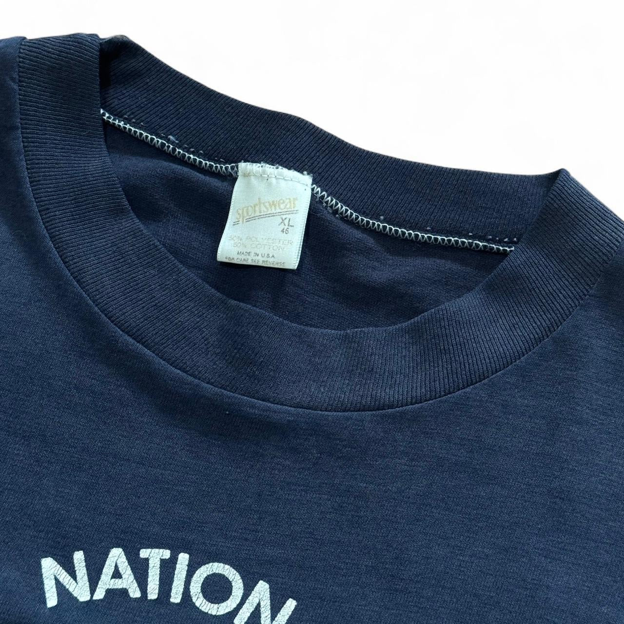 70s National Fire Academy Maryland Navy Blue Tee