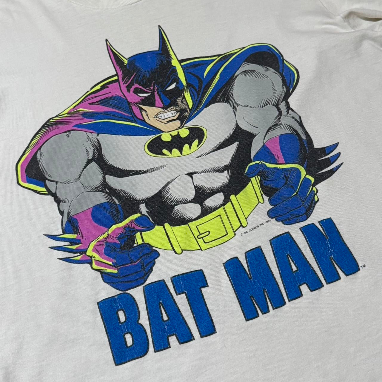 1989 DC Comics Batman Neon Grip Graphic Tee
