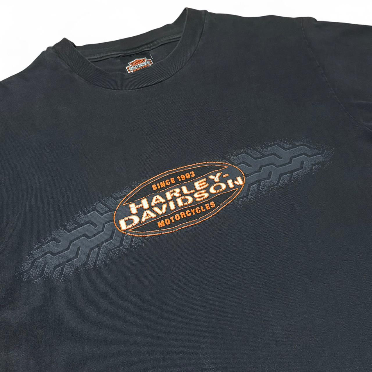 90s Harley Davidson Nevada Tire Tread Biker Tee