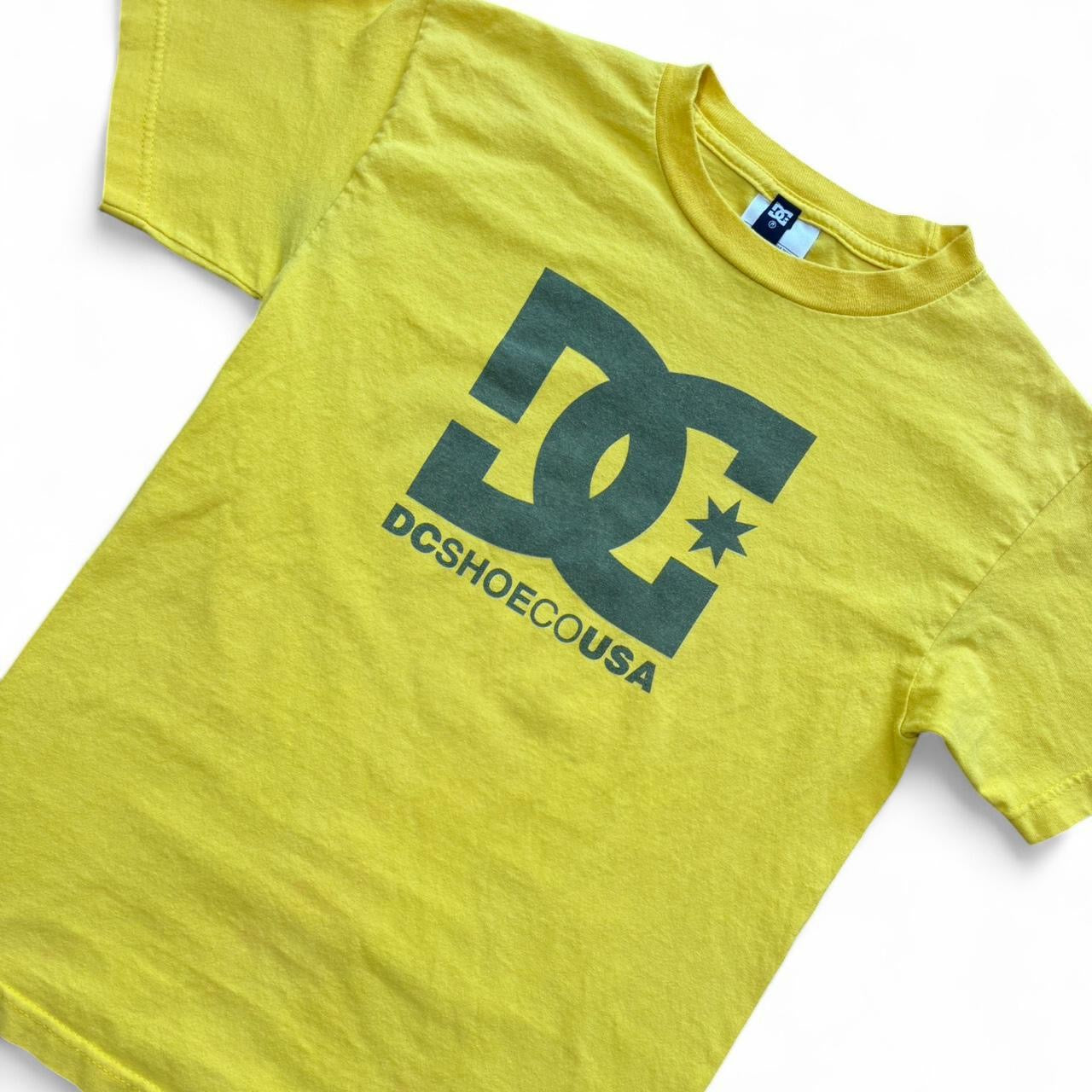 DC Shoes Skateboards Y2K Big Spellout Brand Logo Tee