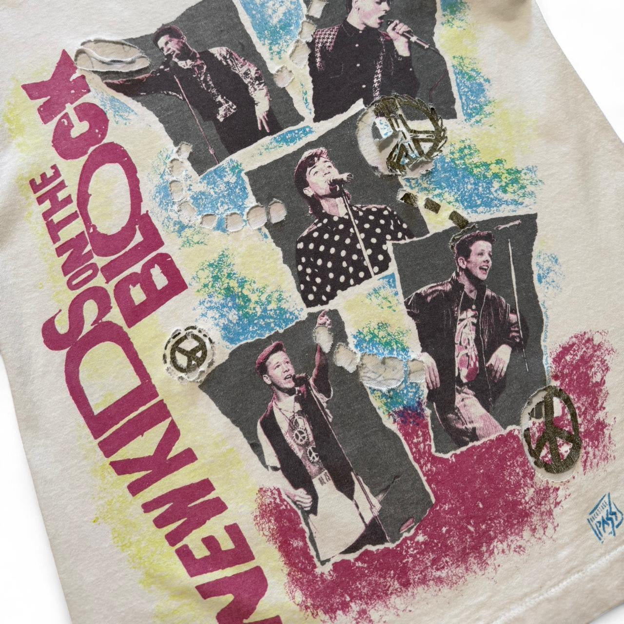 1989 New Kids On The Block Distressed Tee