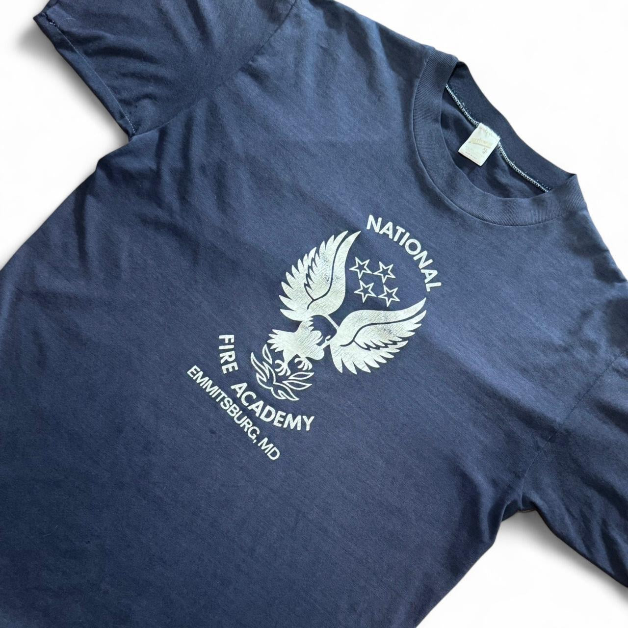 70s National Fire Academy Maryland Navy Blue Tee