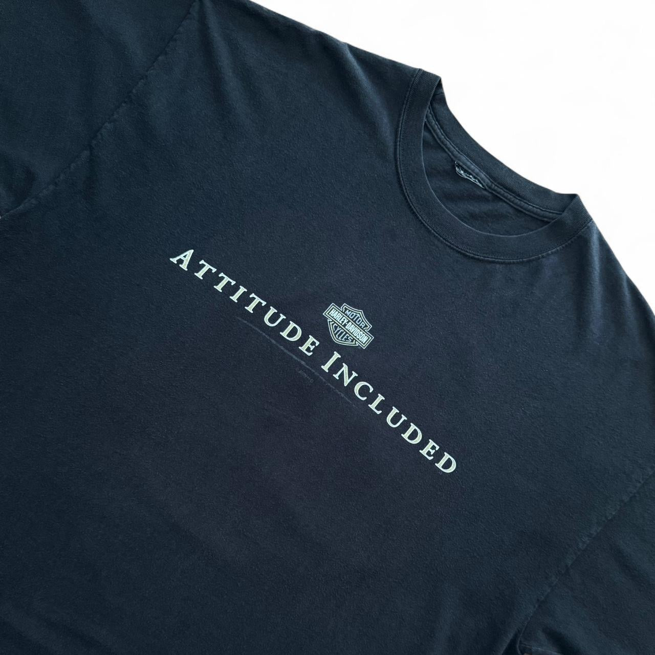 2009 Harley Davidson Attitude Included Cropped Bottom Tee