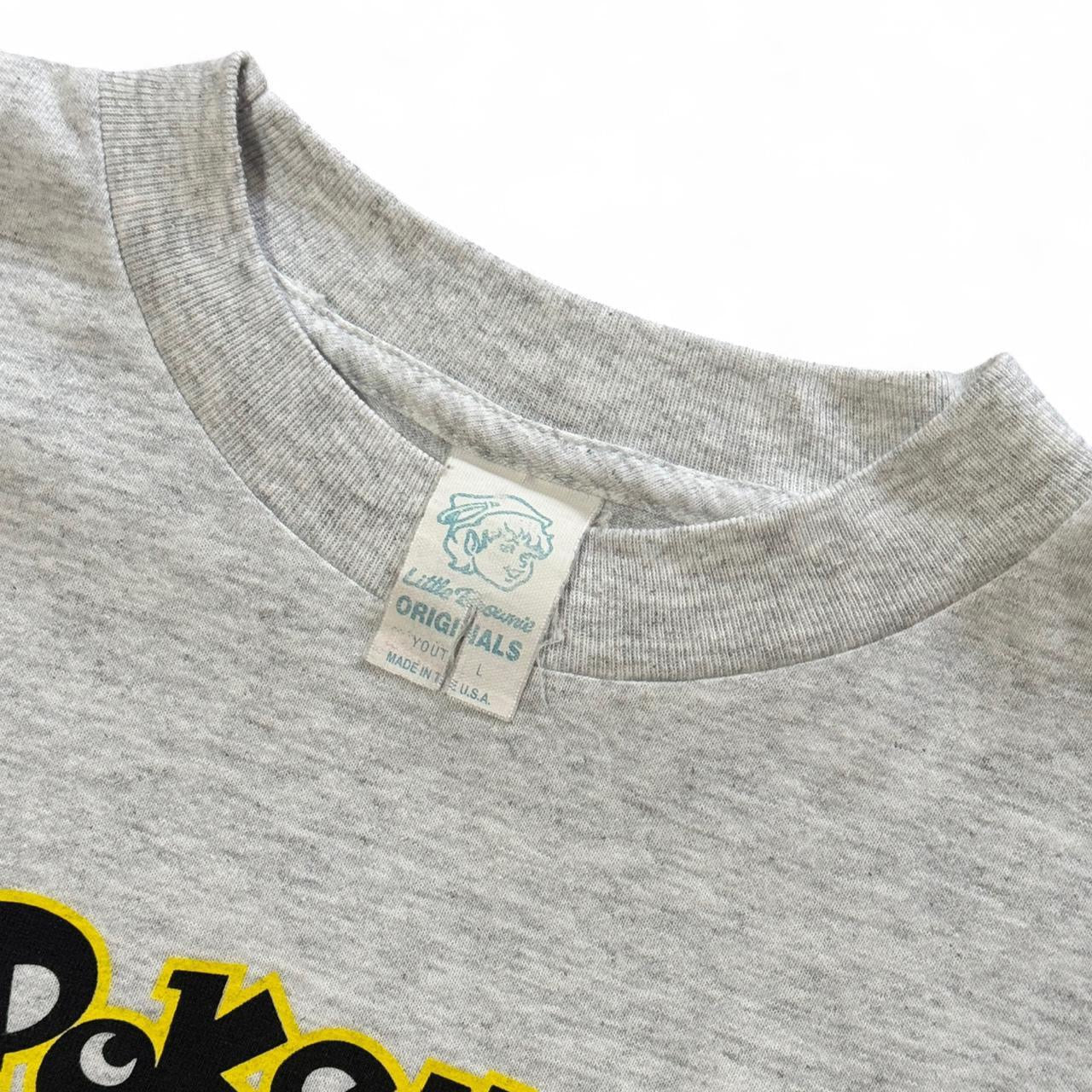 90s Grey Pikachu Pokemon Tee