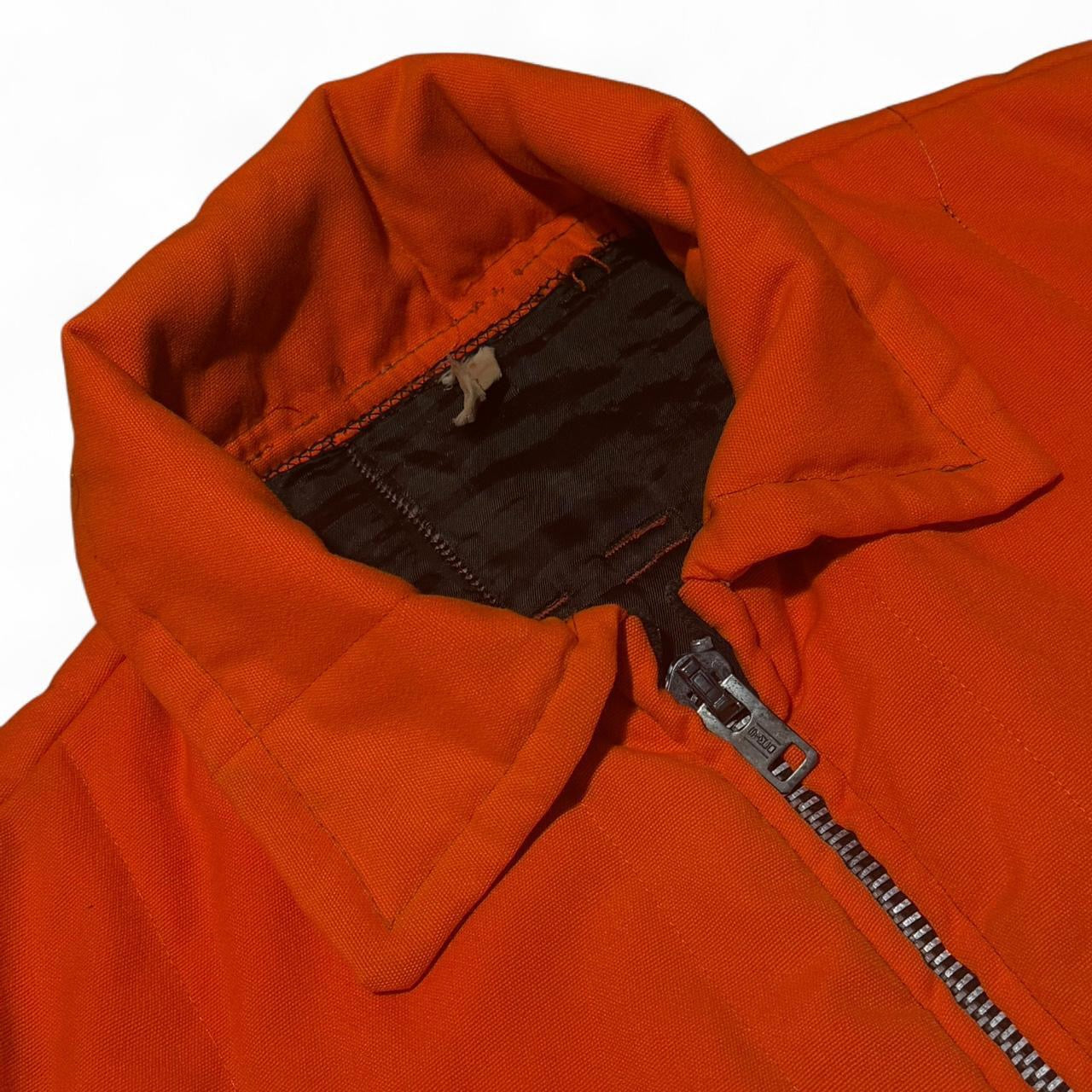 70s Simco Custom Altered Heavyweight Orange Hunting Jacket