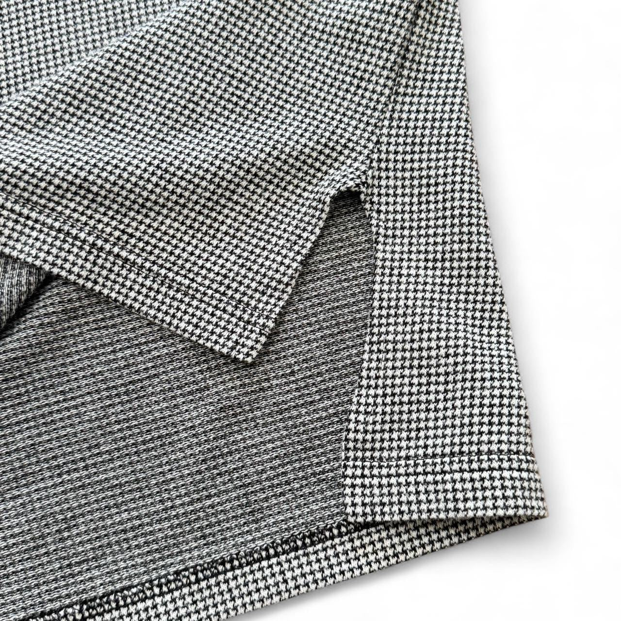 90s Houndstooth Polo Shirt