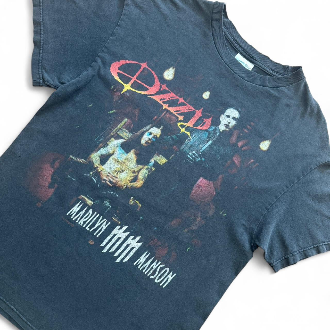Vintage 2003 Ozzfest Ozzy Osbourne Marilyn Manson Rare Concert Tour Merch T-shirt