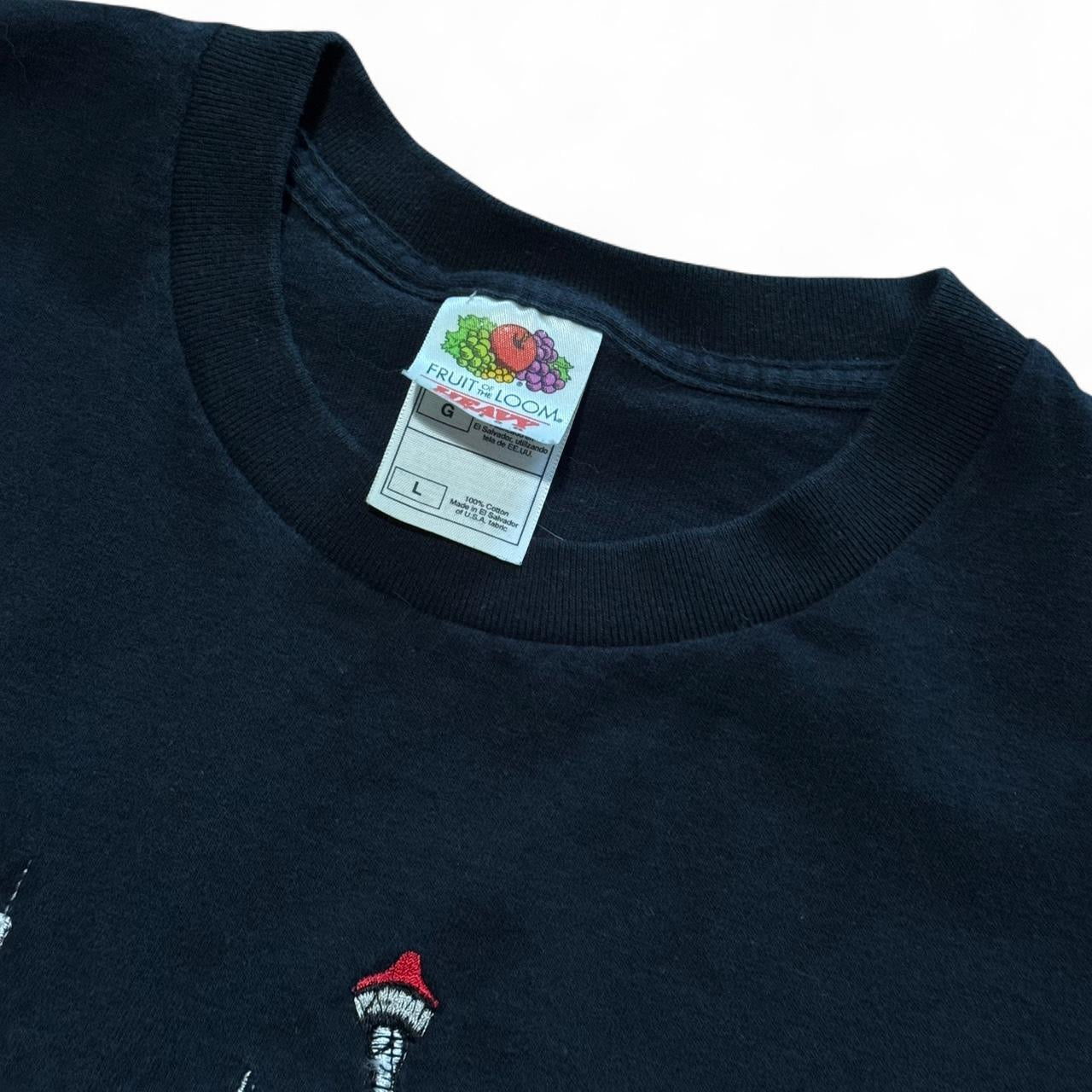 90s NY Twin Towers Embroidered Tee