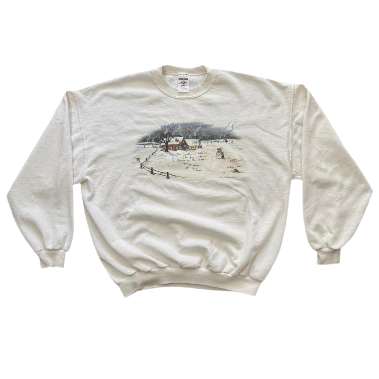 1996 Christmas Snowman Festive Holidays Crewneck