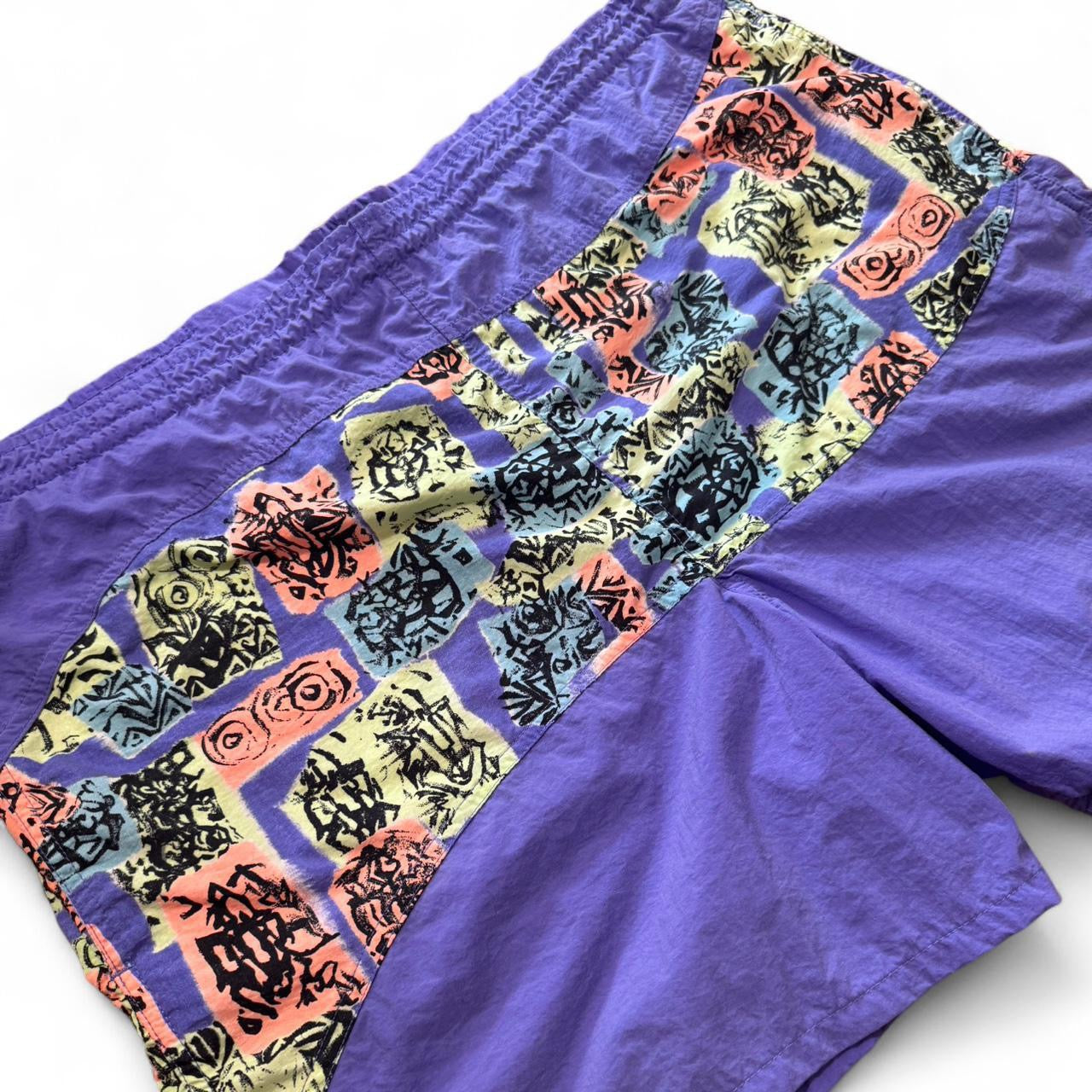 90s Hobie Patterned Swim Shorts