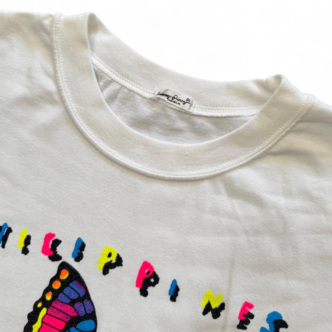 90s Philippines Butterfly Rainbow Graphic Tee