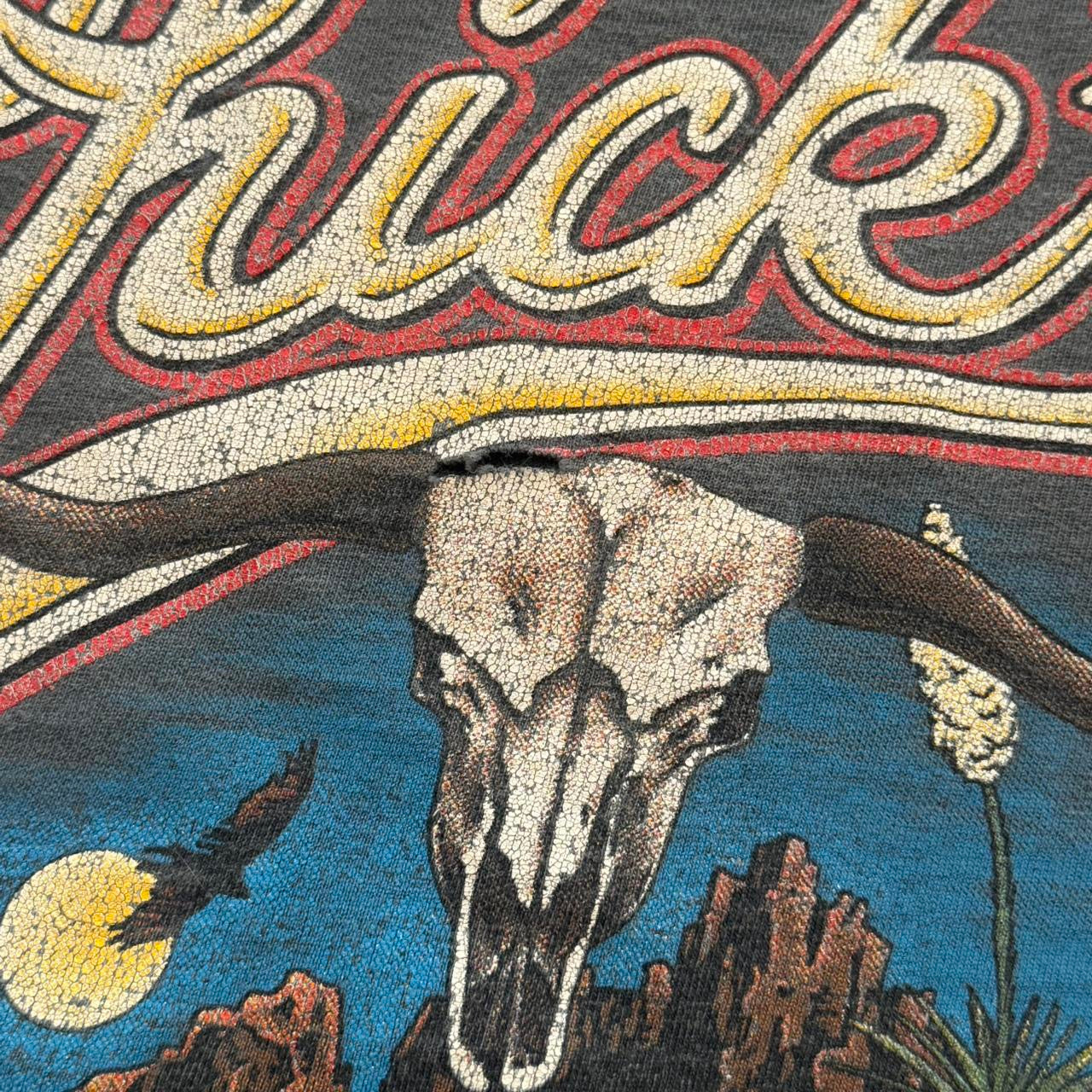 90s Harley Davidson Distressed Albuquerque New Mexico Biker Tee