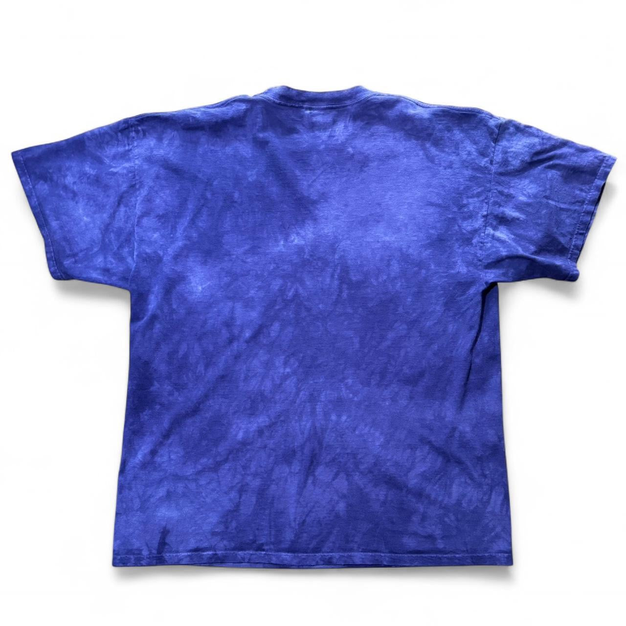 The Mountain Purple Tie-Dye Wolf Tee
