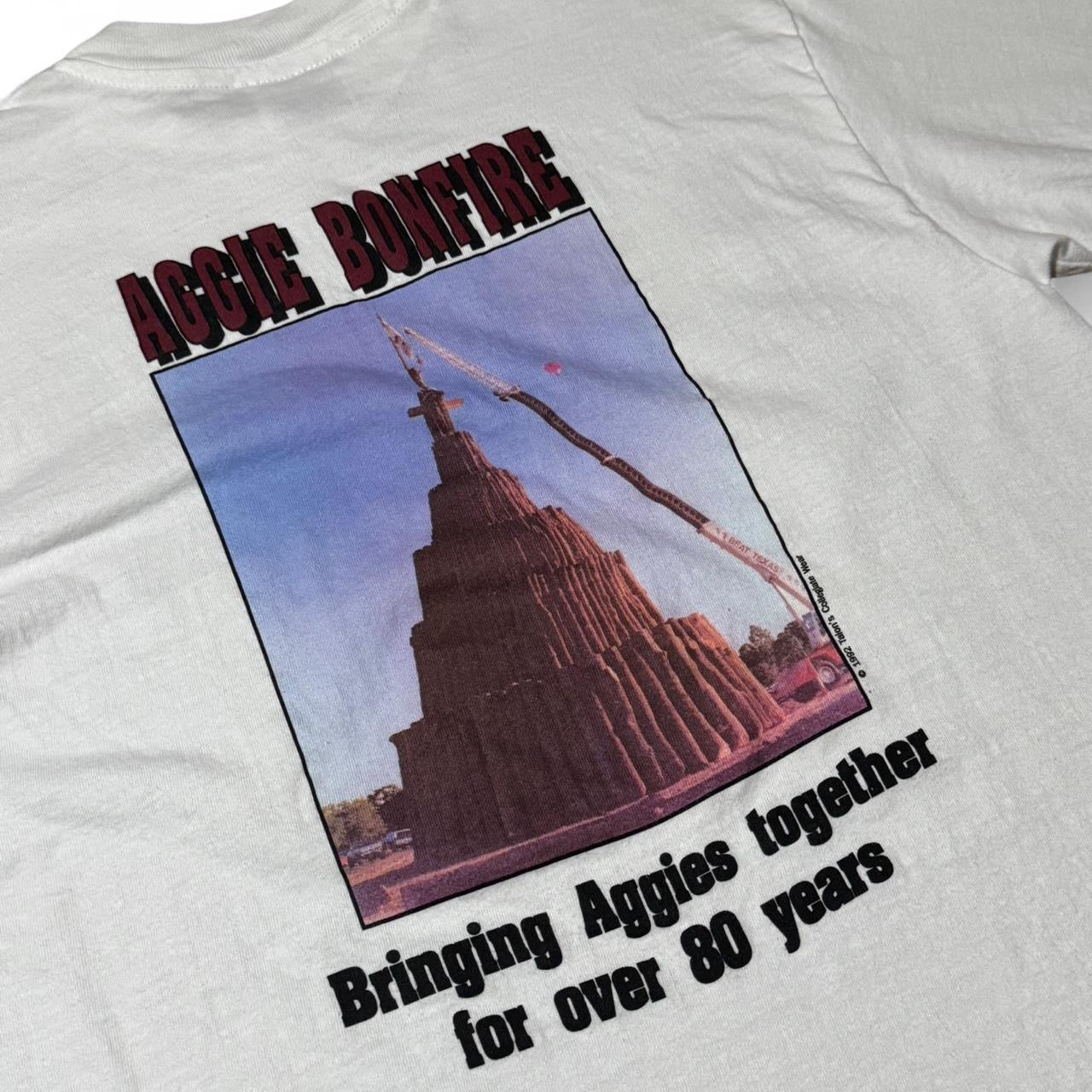 1992 Aggie Bonfire “If you build it, they will come.” Texas A&M Souvenir Tee