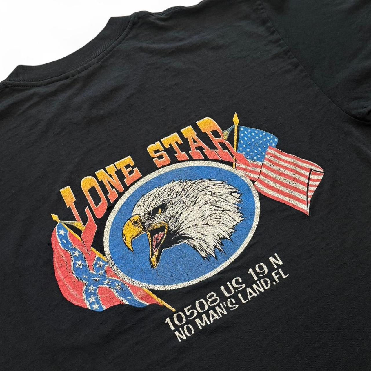 Vintage 80s Lone Star Biker Bar Florida Tee