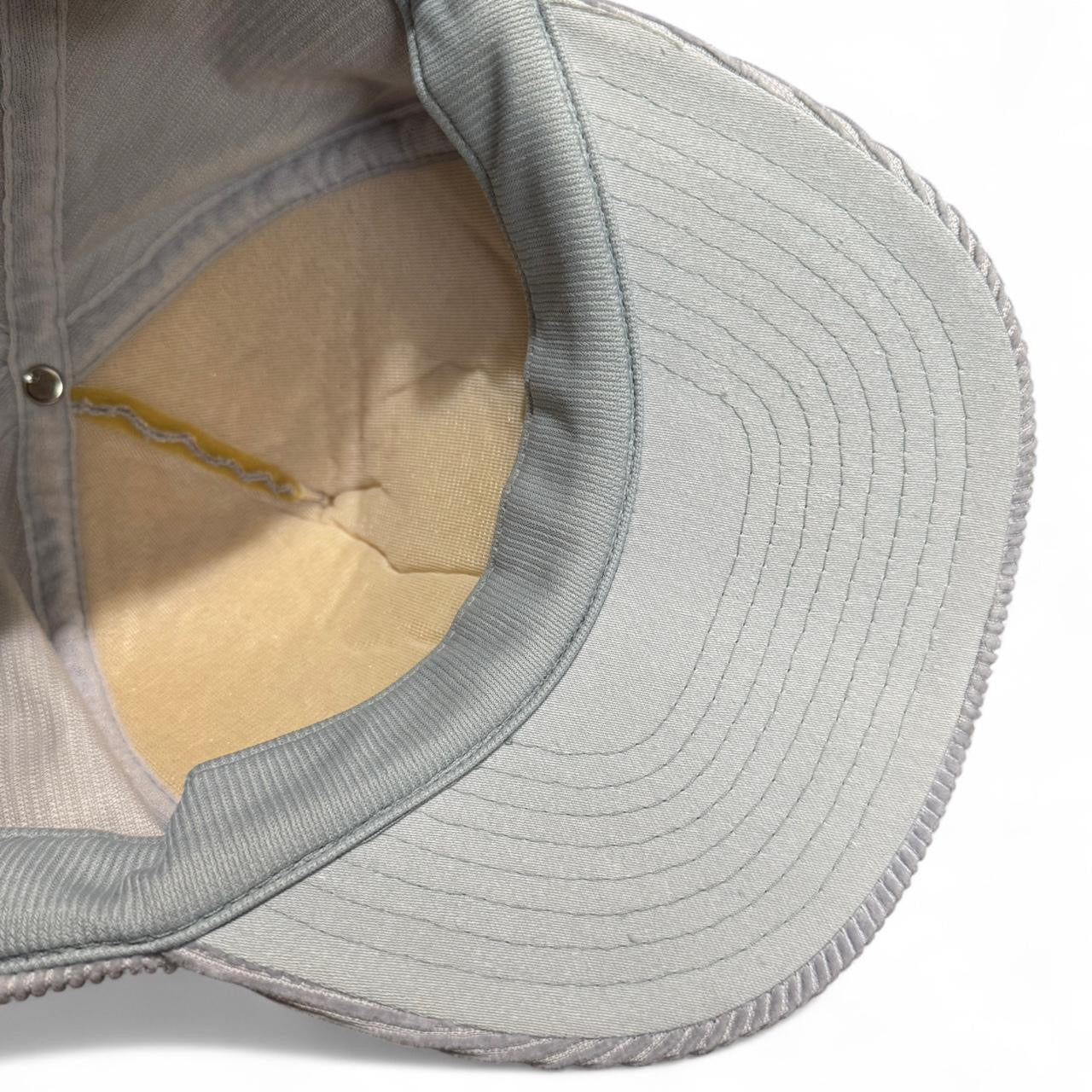 90s Inland Kenworth Grey Corduroy Wolf Graphic Snapback
