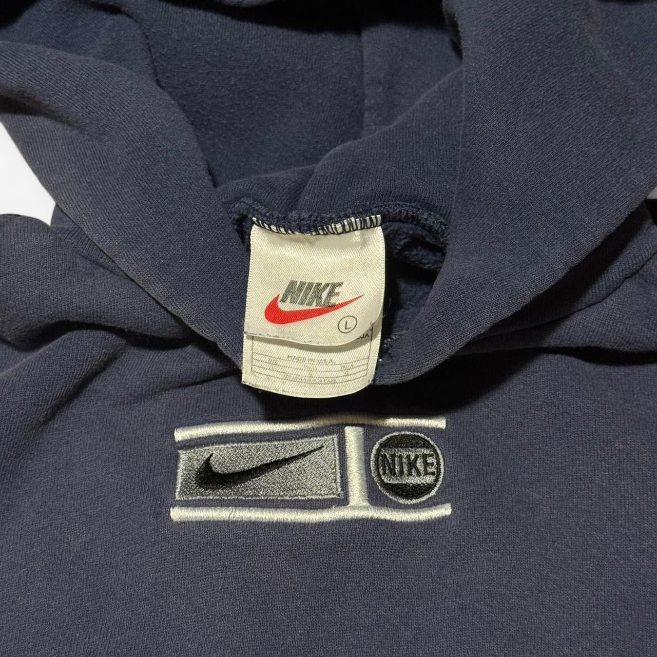 90s Embroidered Centre Swoosh Nike Logo Hoodie