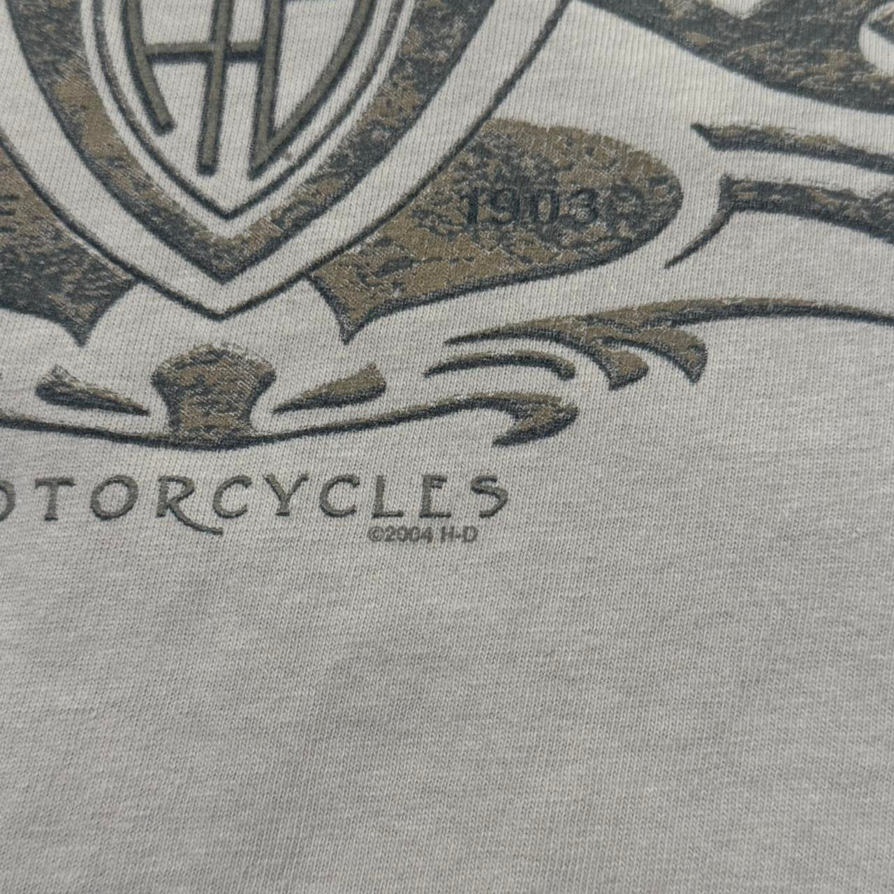 2004 Harley Davidson Tan Y2K Tribal Tee