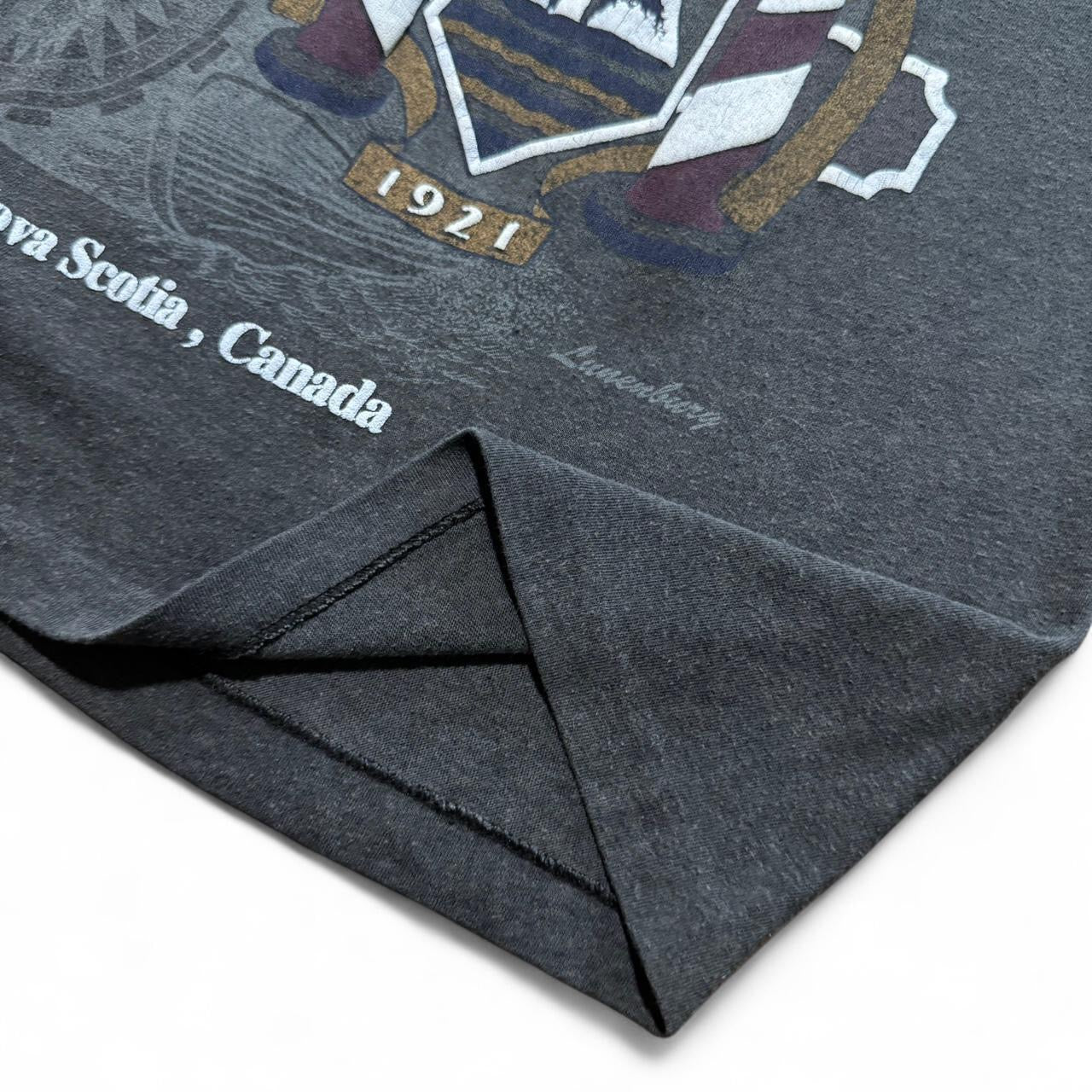 80s Nova Scotia Puff Print Sailing Tee