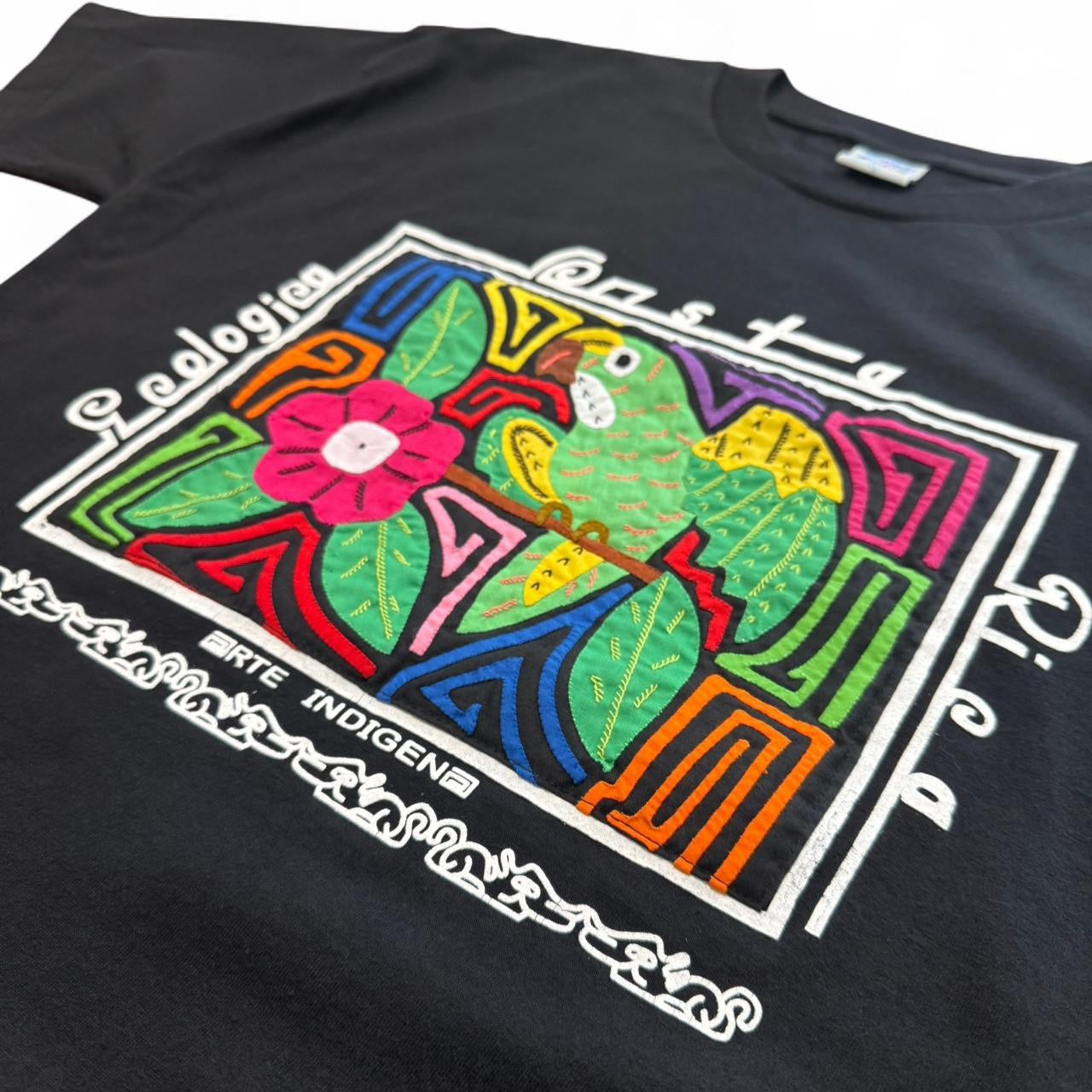 90s Costa Rica Quilted Parrot Tee