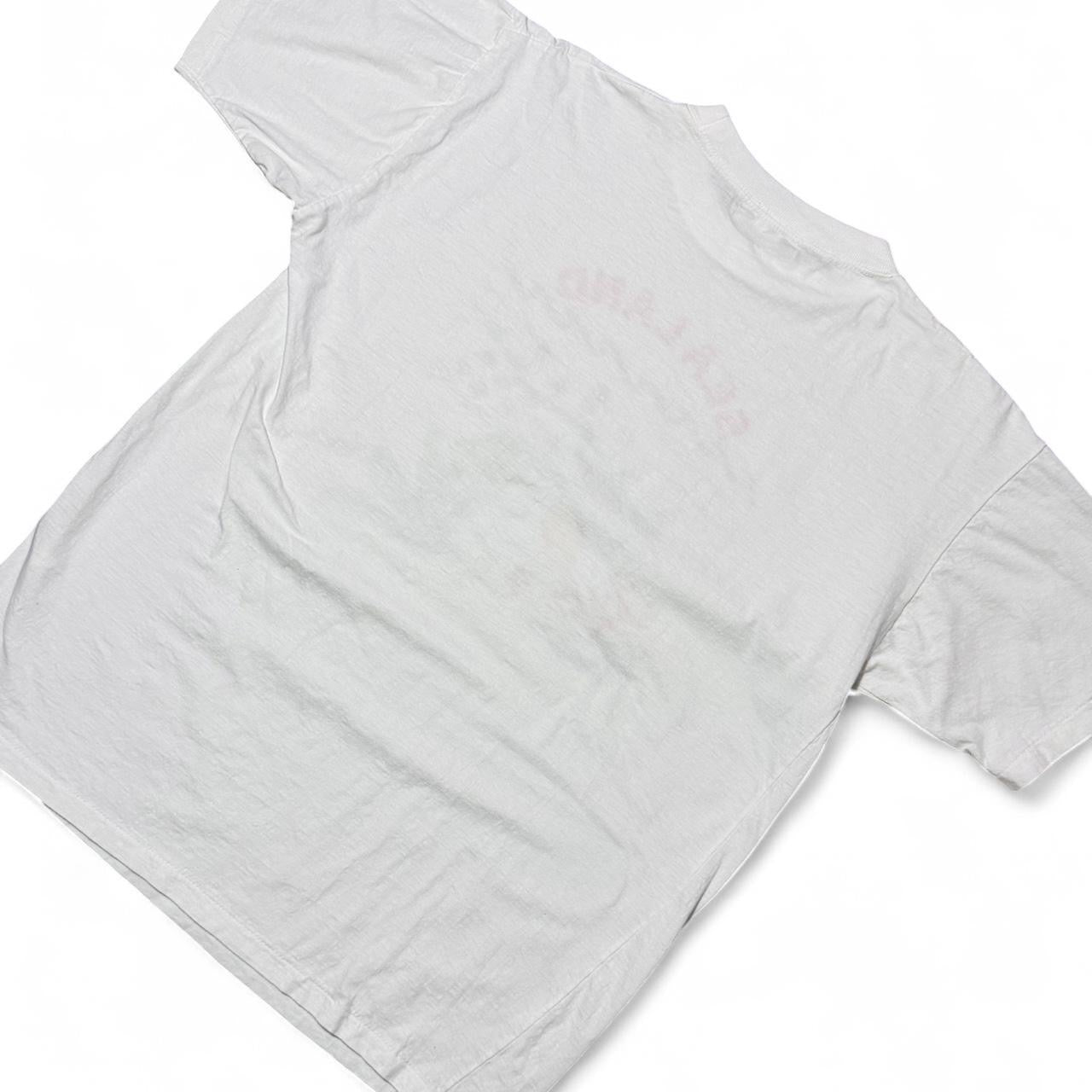 Vintage 90s Sea Land Water Nature Ocean Fish Art Graphic T-Shirt