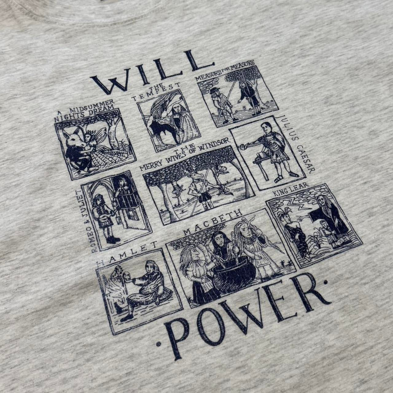 90s Shakespeare Will Power Art Tee