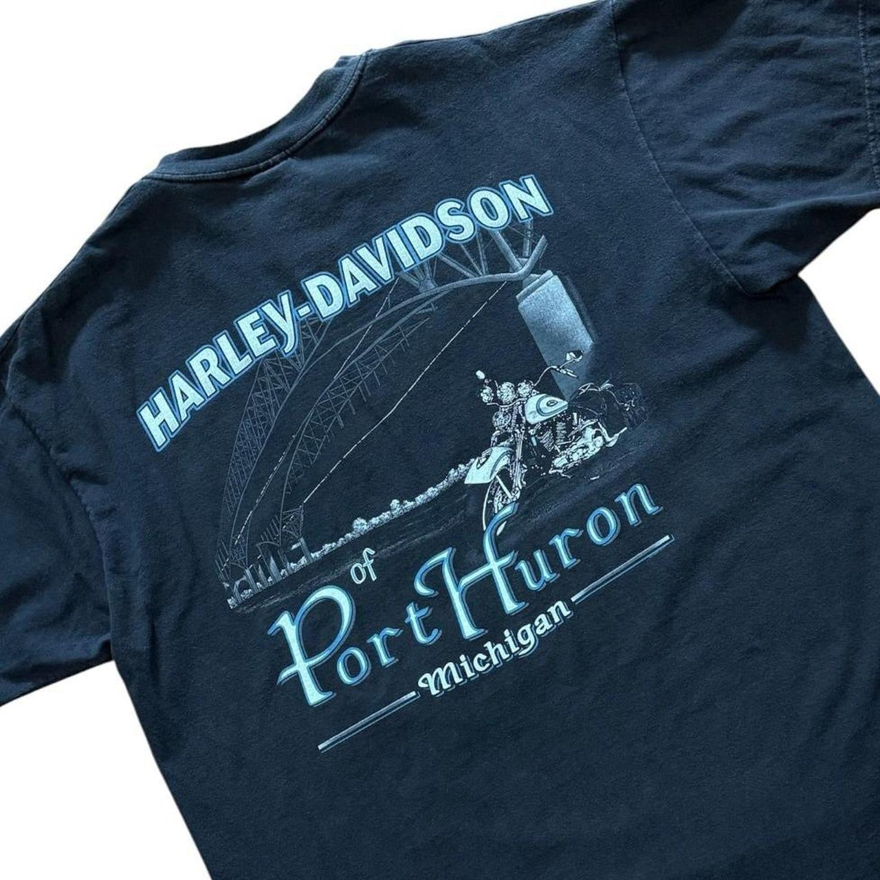 90s Harley Davidson Biker Motorcycle Chrome Classic Graphic T-shirt