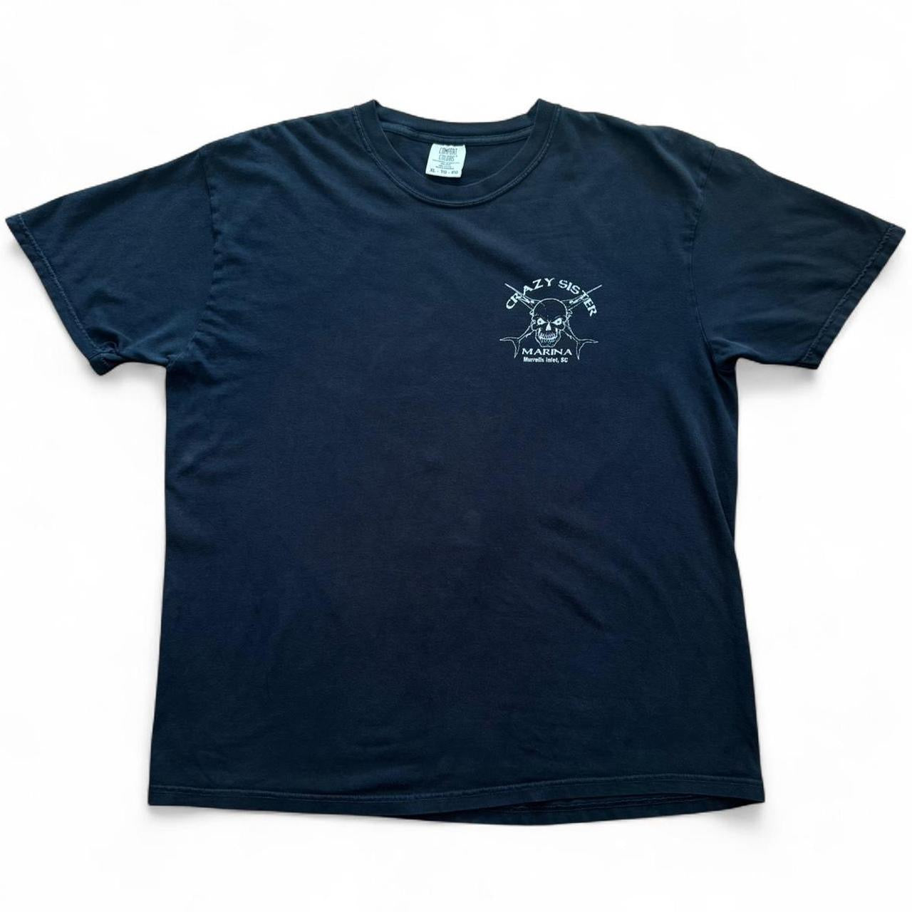 Y2K Skull Fishing Crazy Sister Marina Tee