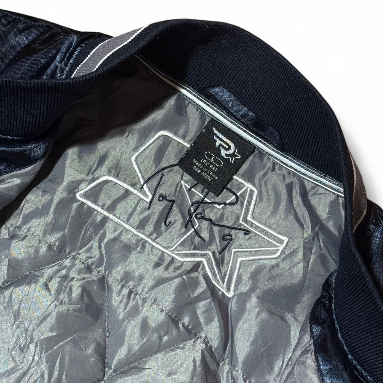 Y2K Tony Romo Dallas Cowboys Navy Blue Satin Starter Jacket