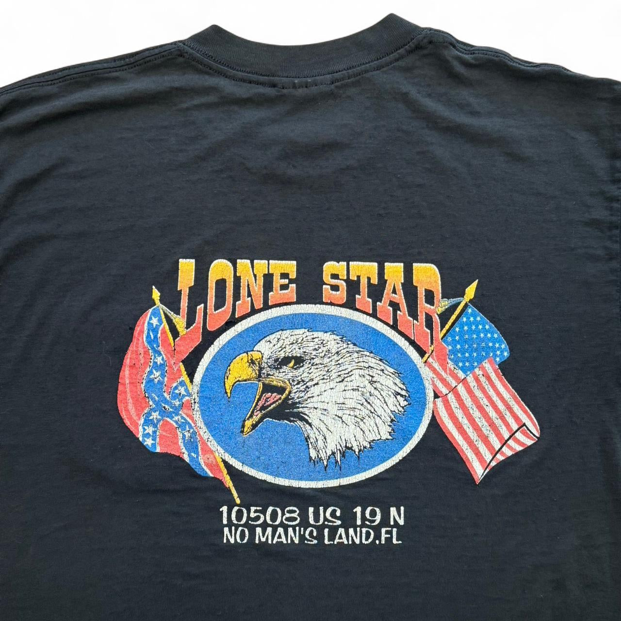 Vintage 80s Lone Star Biker Bar Florida Tee