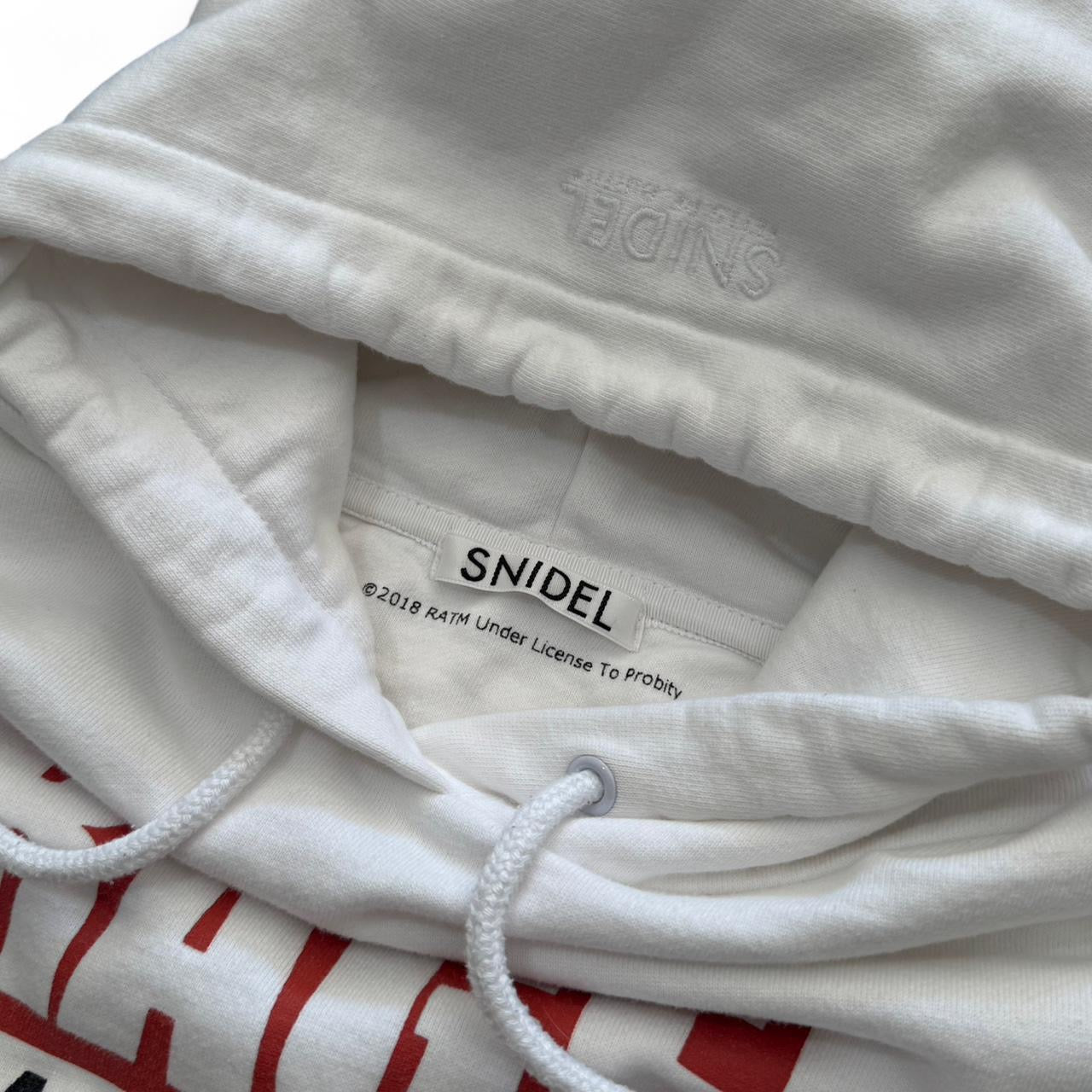 2018 Rage Against the Machine White Hoodie