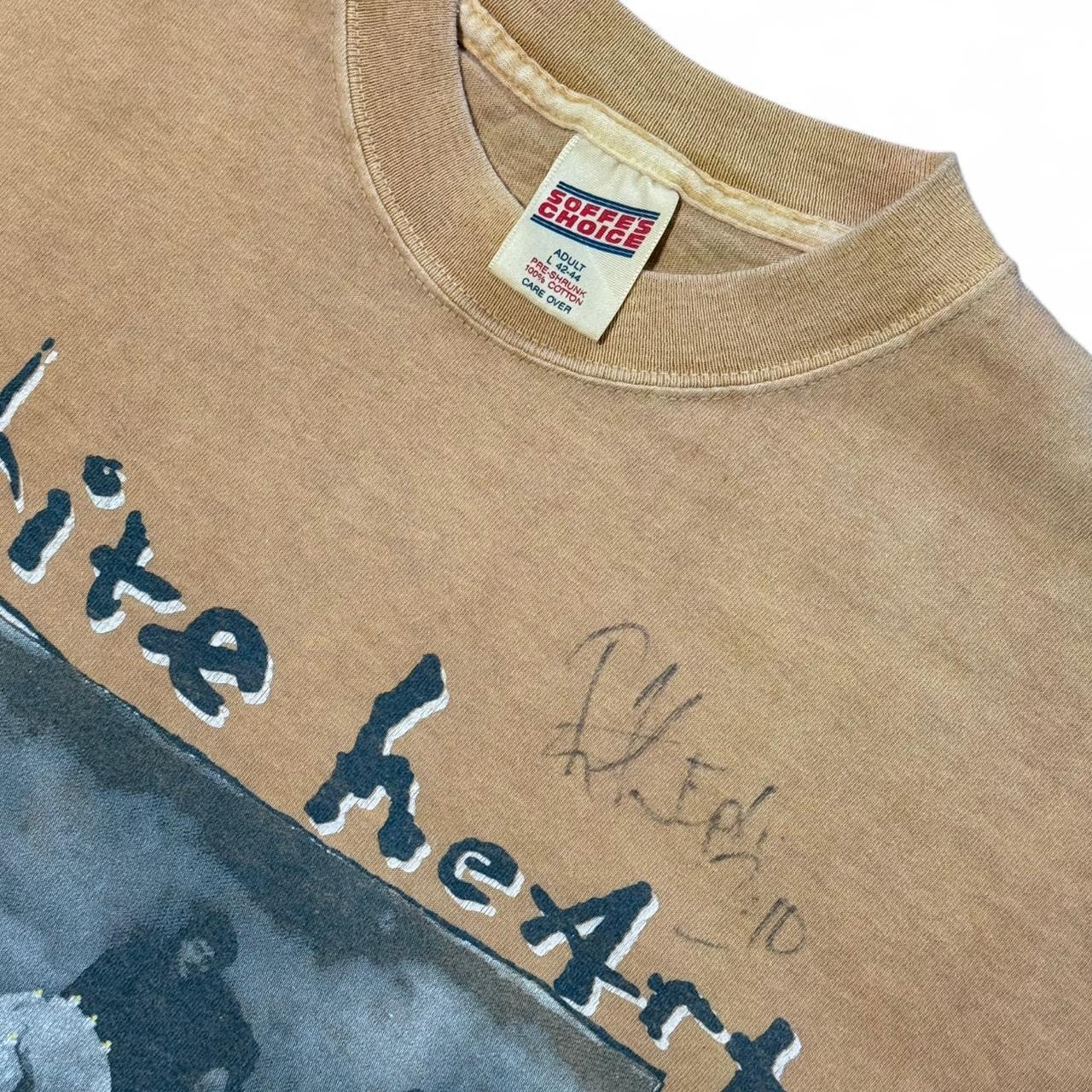 92-93 White Heart Light a Candle Autographed Rick Florian Christian Rock Band Tour Tee