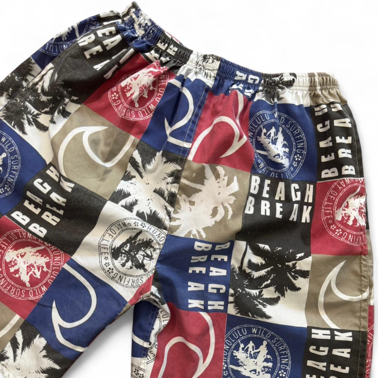 90s Retro ‘Beach Break’ Swim Shorts