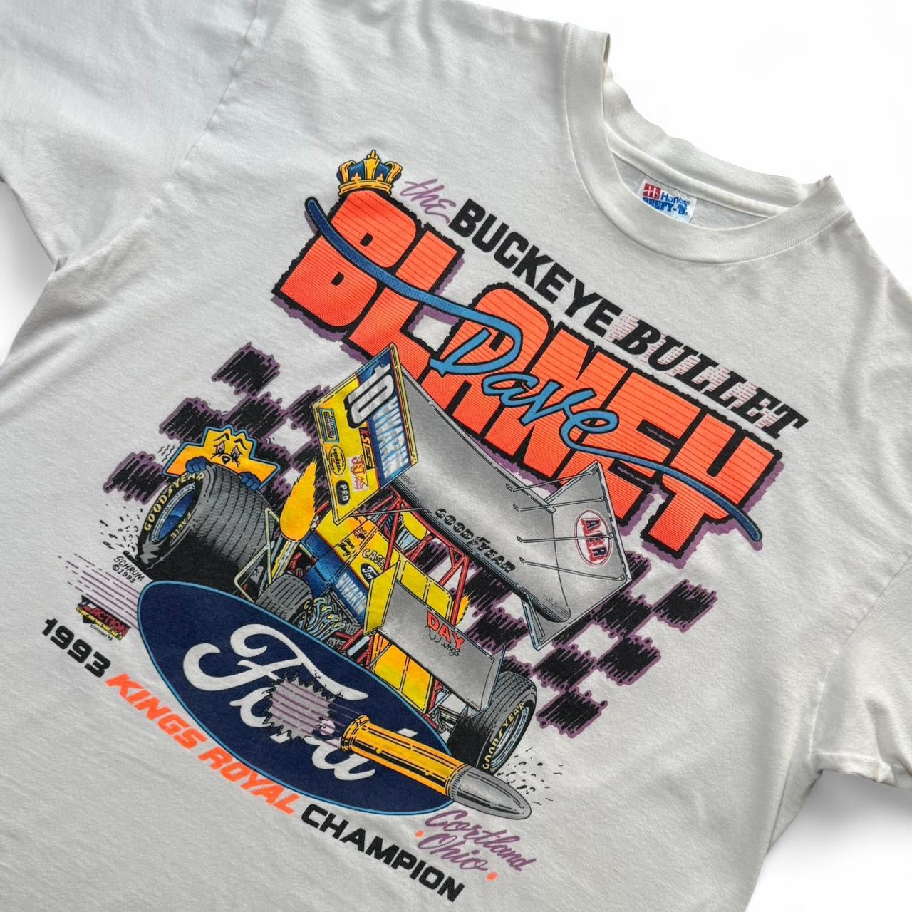 1993 Dave Blaney Ford Buckeye Bullet Drag Race Tee