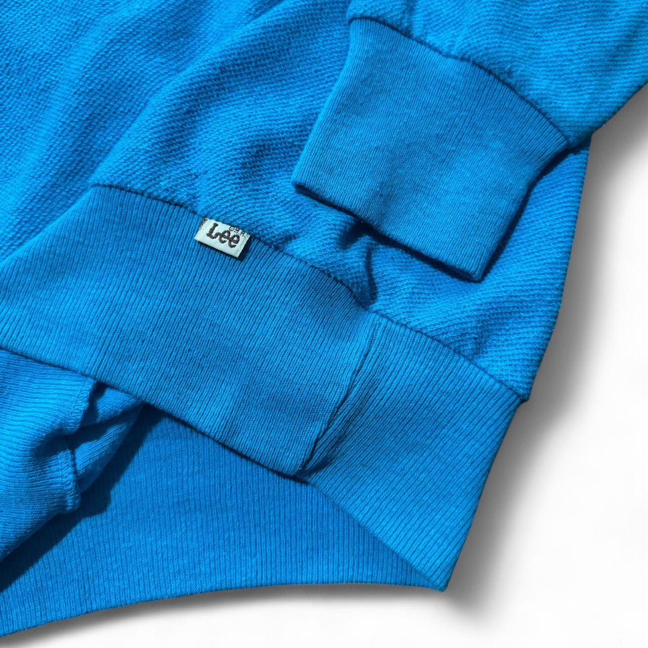 80s Lee Cotton Blend Teal Pullover Crewneck
