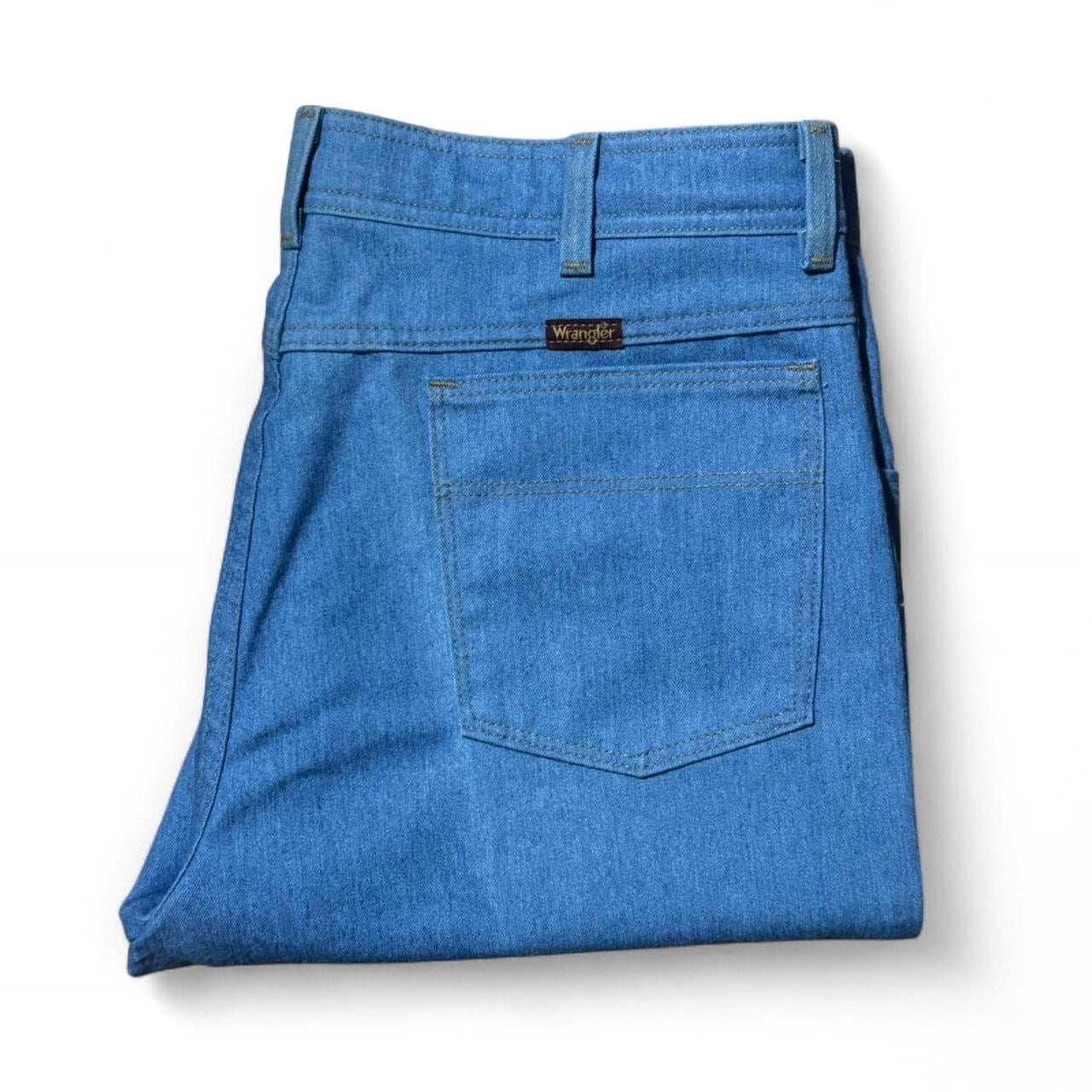 Wrangler Creased Retro Blue Wash Loose Trouser Pants