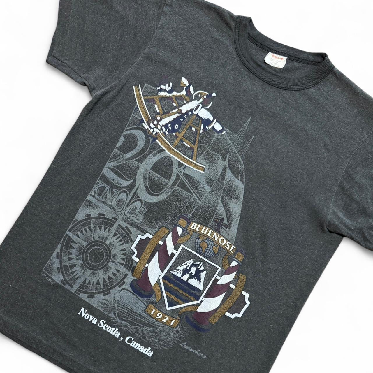 80s Nova Scotia Puff Print Sailing Tee
