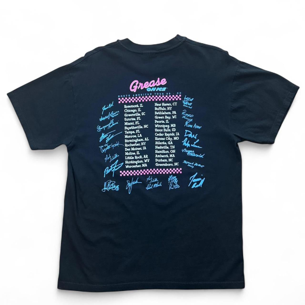 1999 Grease On Ice Tour Merch Tee
