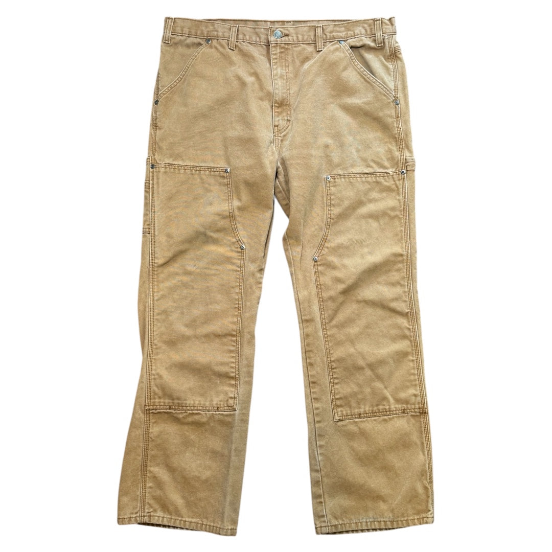 Tan Dickies Double Knee Work Pant