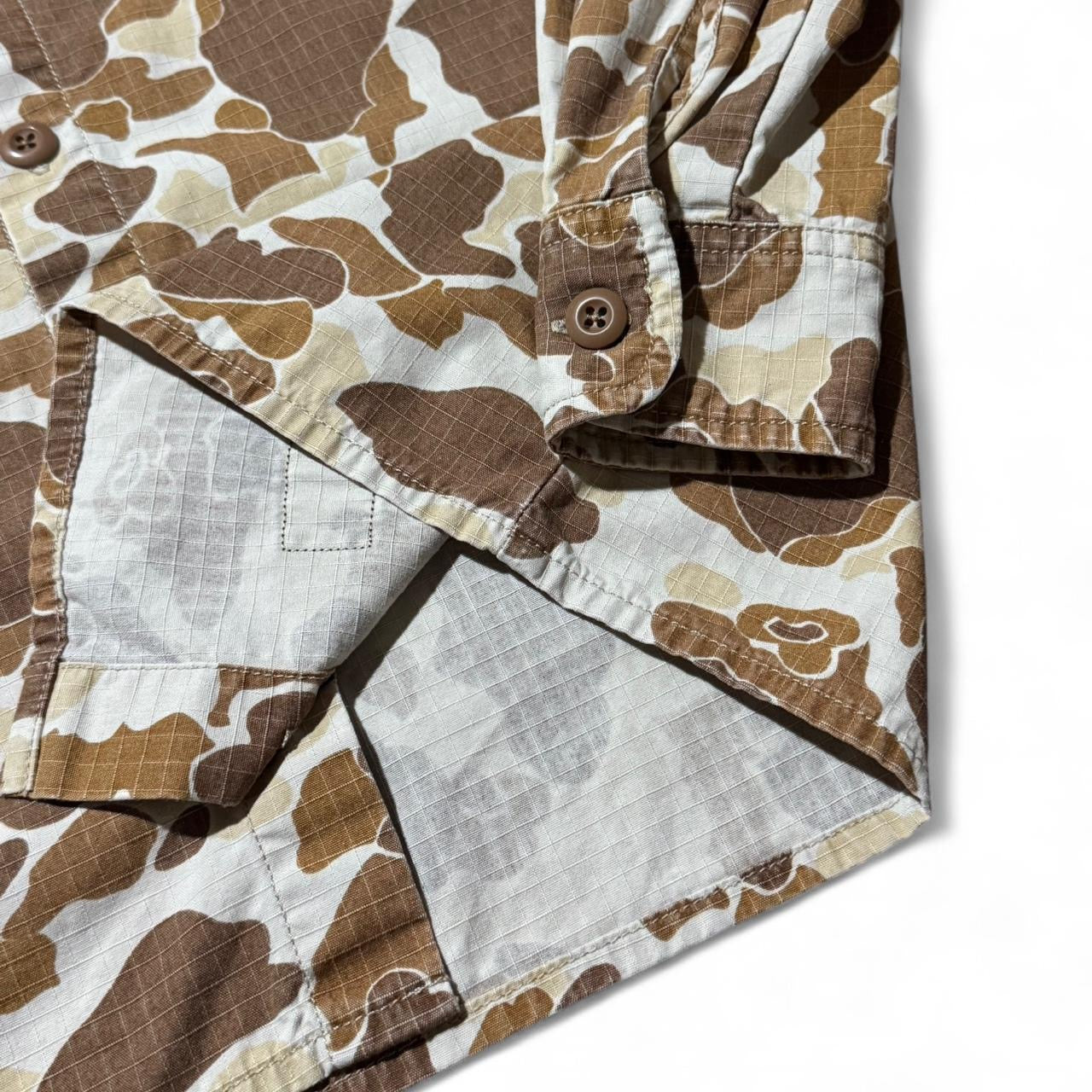 Carhartt Tan/Brown Camo Mission Button Up Shirt