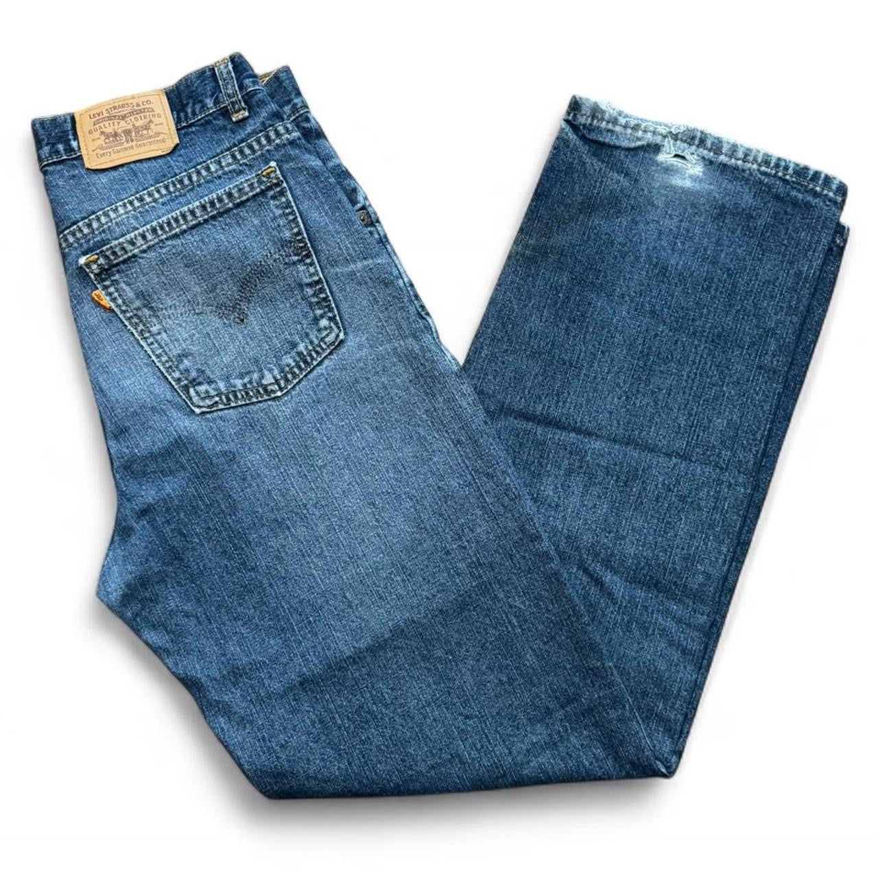 Vintage 90s Levi’s 506 Blue Wash Denim Jeans