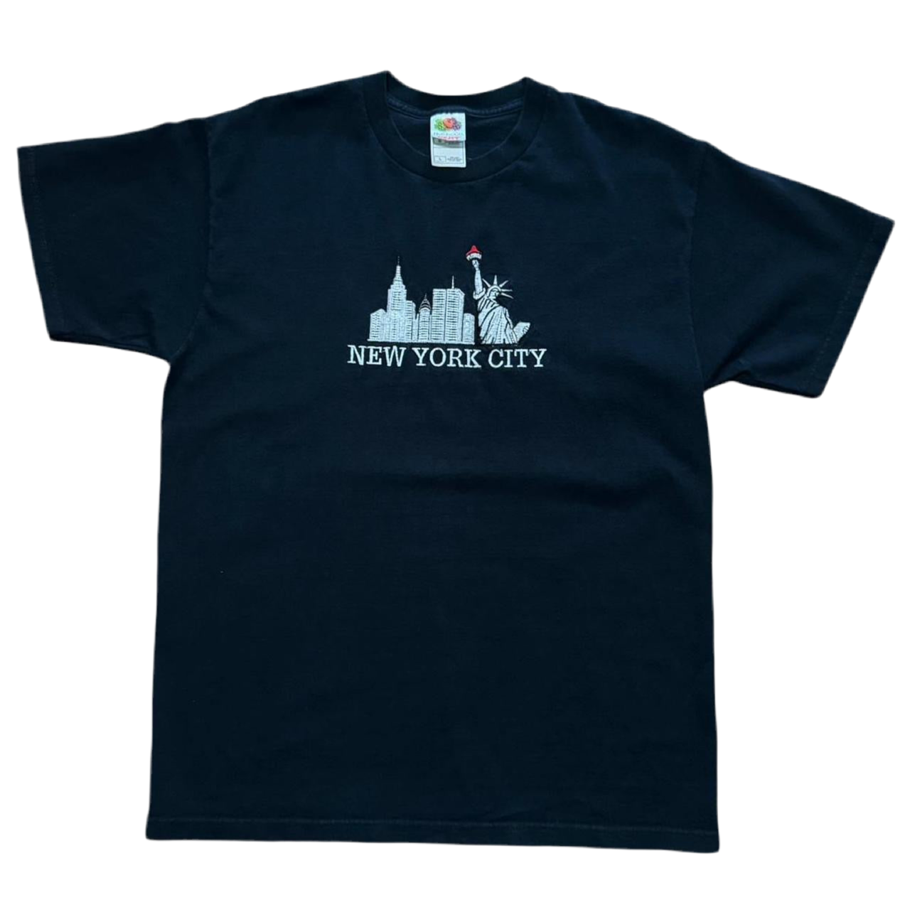 90s NY Twin Towers Embroidered Tee