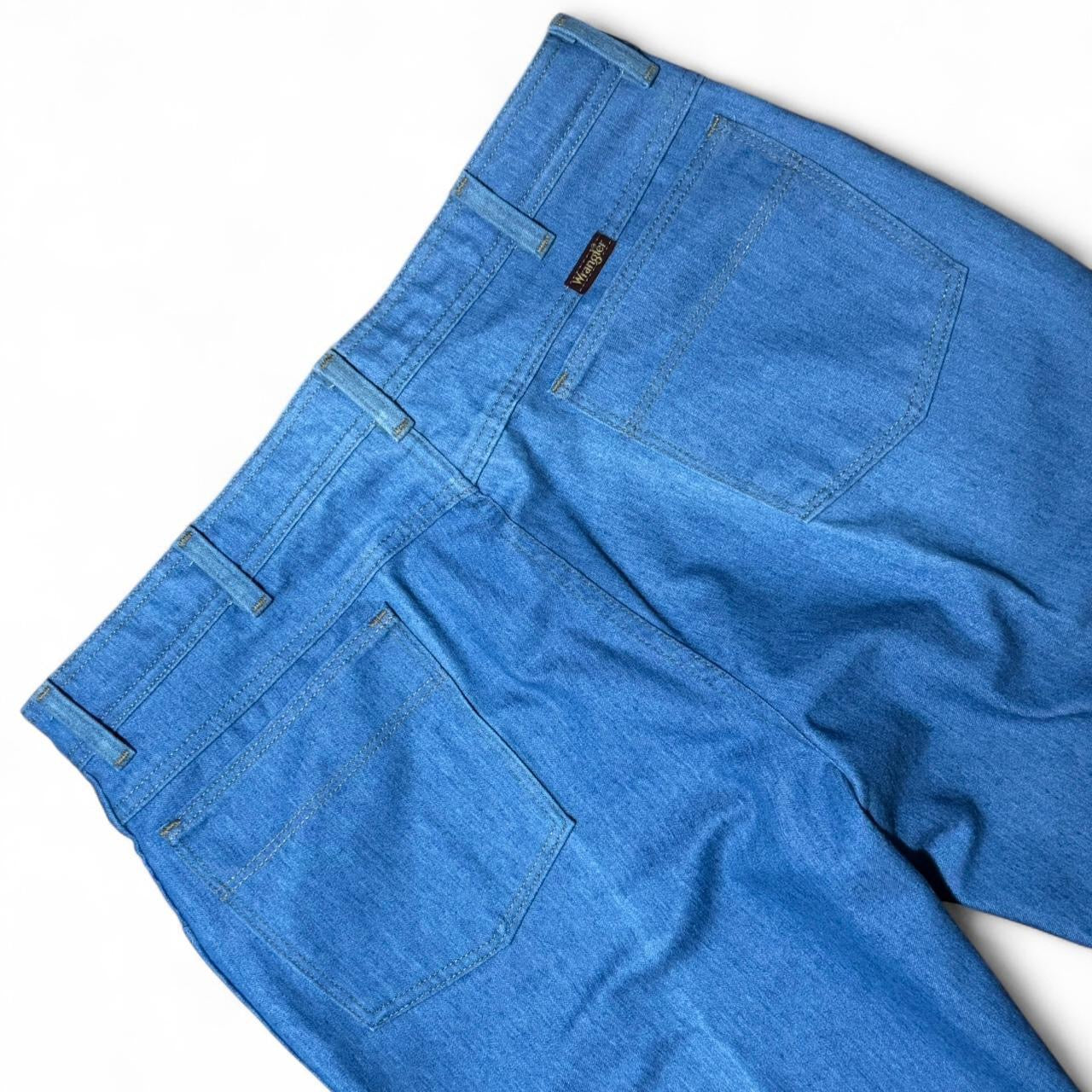 Wrangler Creased Retro Blue Wash Loose Trouser Pants