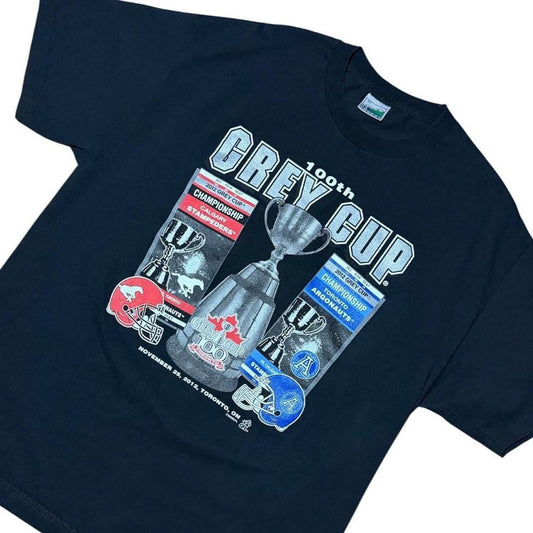 Waves 100th Grey Cup 2012 CFL Football Championship Calgary Toronto T-Shirt